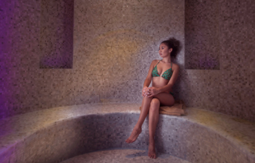Traditional hammam steam room at Stella Spa